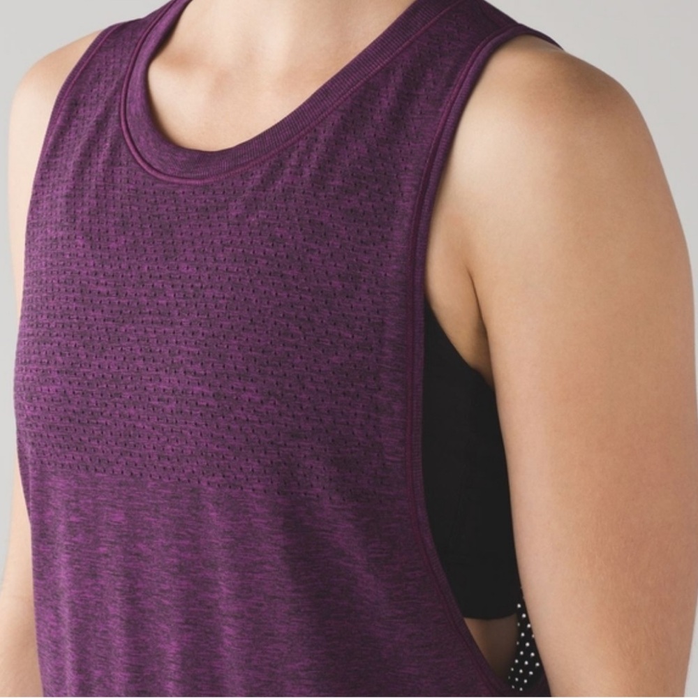 Lululemon Athletica Purple Muscle Tank - Picture 4 of 14